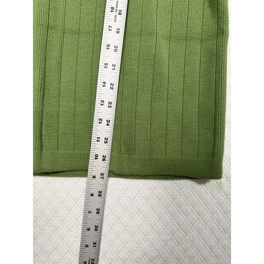 Vintage Abercrombie & Fitch A92 Muscle Sweater Men's Large Green Long Sleeve Y2K